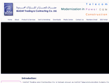 Tablet Screenshot of madaf.com